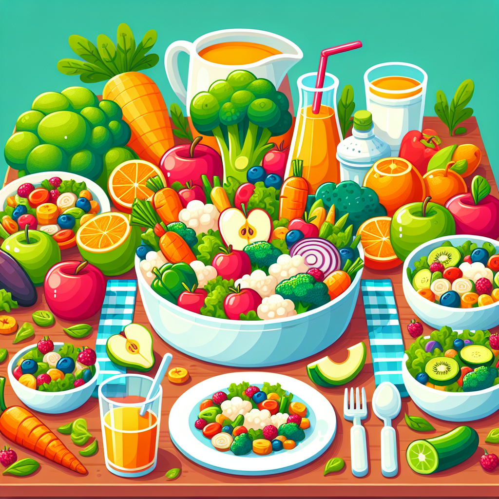 Gambar Makanan Sehat Kartun: Inspirasi Kreatif untuk Hidangan Bergizi